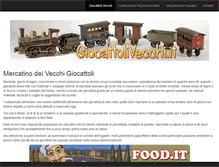 Tablet Screenshot of giocattolivecchi.it